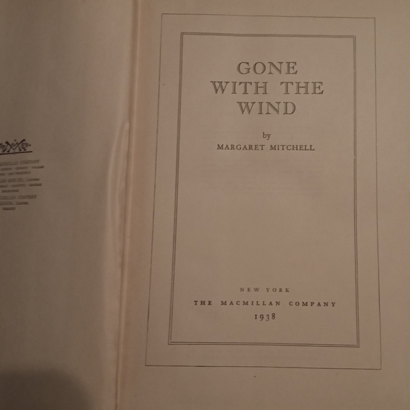 MARGARET MITCHELL "GONE WITH THE WIND" - Picture 3 of 5